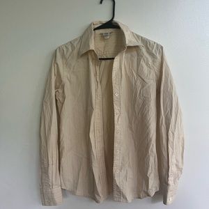 Banana Republic Tan Dress Shirt Size Youth Small